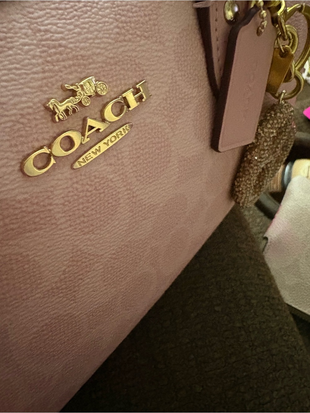 Coach Powder Pink Rowan2025/medium - Picture 6 of 11